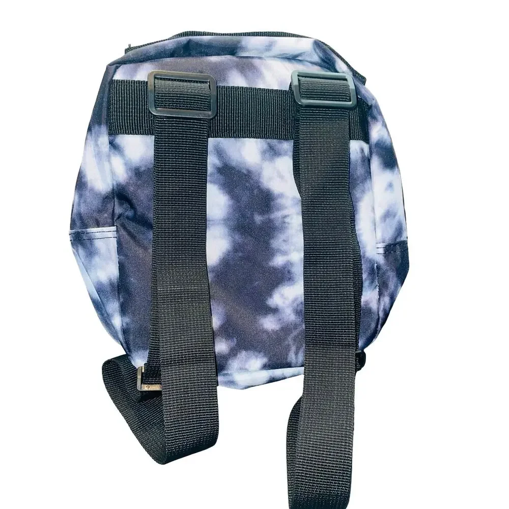 Disney Mickey Mouse Mini Backpack Tie Dye Blue White Plush Ears Small Bag Travel